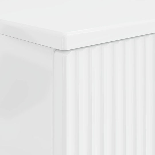 vidaXL Бял Плот без Мивка Ш59.5xД31.5xВ59cm