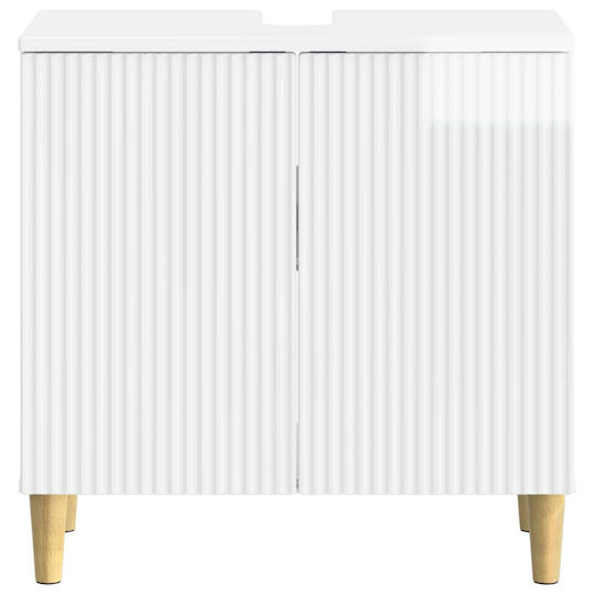 vidaXL Бял Плот без Мивка Ш59.5xД31.5xВ59cm