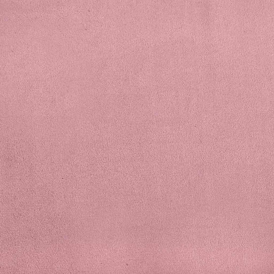 Relax Sessel mit Fußhocker Samt Rosa 75x92.5x100cm
