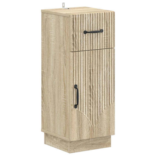 vidaXL Badezimmer Waschtisch-Einheiten Ohne Waschbecken mit Schrank & Säule Aus Bearbeitetem Holz