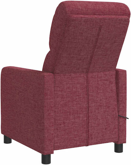 Relax Sessel Massage Roter 66x95x100cm