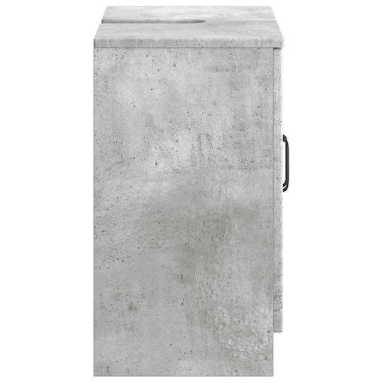 vidaXL Плот Без Мивка Ш59.5xД31.5xВ59cm Сив Бетон