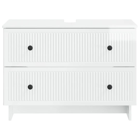 vidaXL Bathroom Vanity Unit without Sink W82xD41xH59cm White