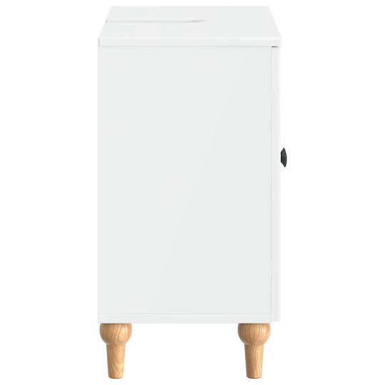 vidaXL Бял Плот без Мивка Ш59.5xД31.5xВ59cm