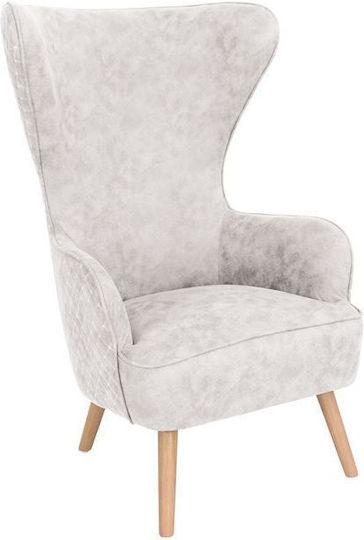Dovela Ohrensessel Beige 76x83x120cm