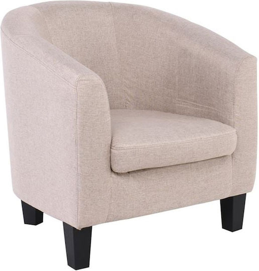 Boga Armchair Beige 75x73x69cm
