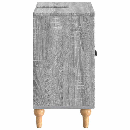vidaXL vidaXL Bathroom Vanity Unit Without Sink W59.5xD31.5xH59cm Grey Sonoma