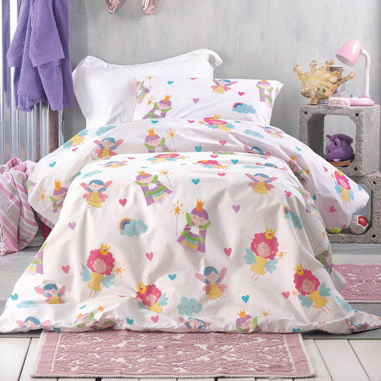 Rythmos Fairies Set Kinderbettbezug Baumwolle