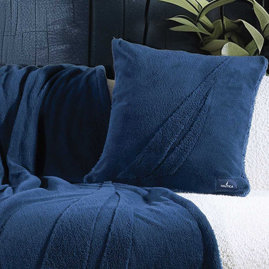 Perna Decorativă Umplutură Nau Coast True Navy Nef-nef Homeware 45x45 Poliester