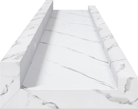 Ράφια Λευκά (4τμχ) 60x9x3εκ.