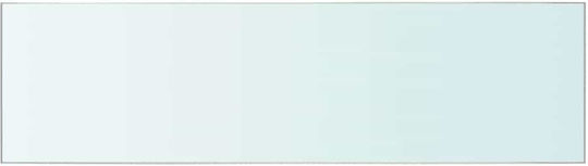 Transparent Wall Shelf 50x12x0.8cm