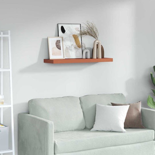 Wall Shelf 90x23.5x4cm Red