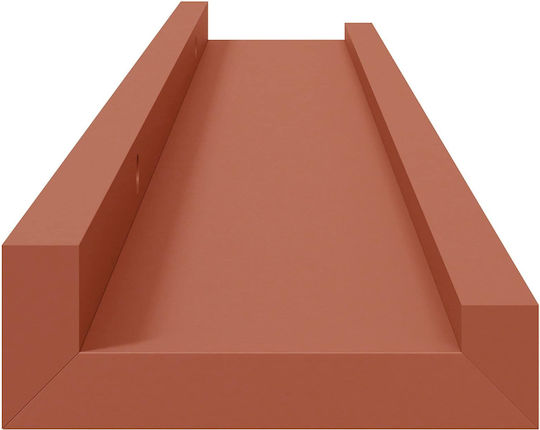 Wandregale Rote (4 Stück) 60x9x3cm