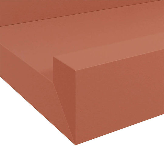 Red Wall Shelves 2 Pieces 80x9x3cm