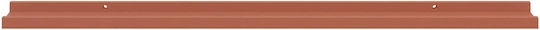 Red Wall Shelves 2 Pieces 100x9x3cm