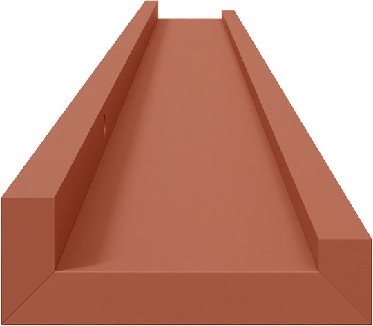 Red Wall Shelves 2 Pieces 100x9x3cm