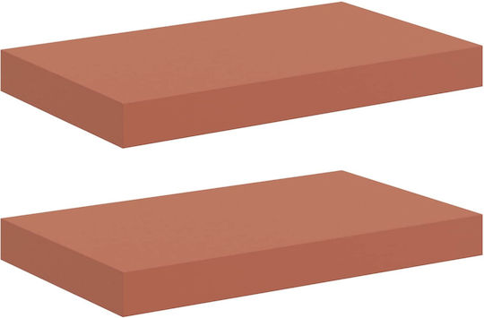 Wandregale Rote (2Stücke) 40x23.5x4cm