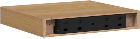 Brown Wall Shelves 2 Pieces 23x23.5x4cm