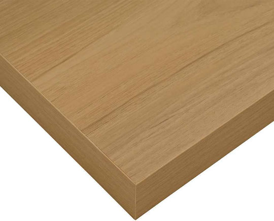 Brown Wall Shelves 2 Pieces 23x23.5x4cm