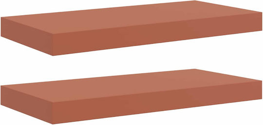 Wandregale Rote (2Stücke) 50x23x4cm