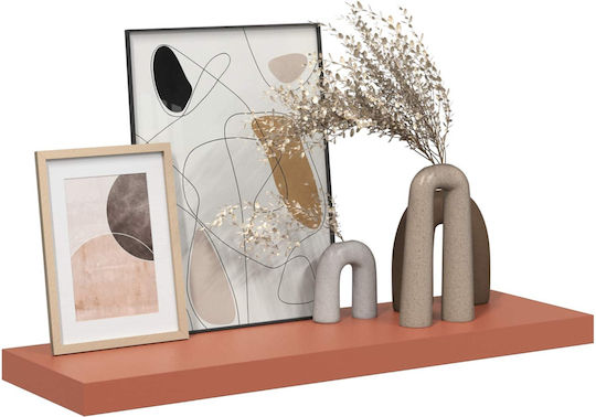 Red Wall Shelf 80x23.5x4cm