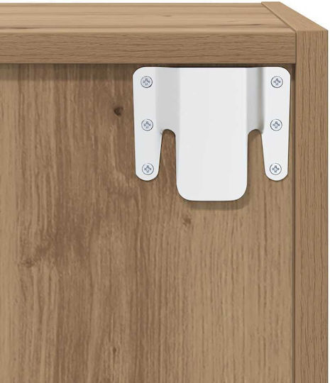 Wall Shelves Beech (2 Pieces) 37x37x37cm