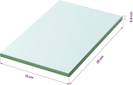Ράφι Διάφανο 20x12x0.8εκ.