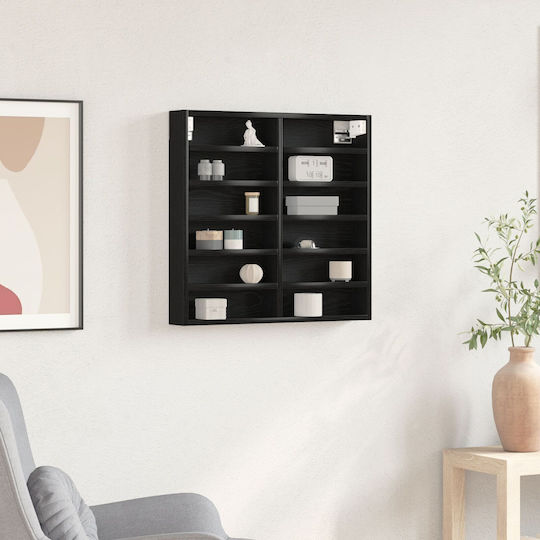 Ράφι 60x8.5x58εκ. Μαύρη Δρυς Ράφι 60x8.5x58εκ. Μαύρη Δρυς