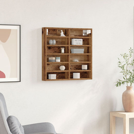 Raft Din Lemn Vechi 60x8.5x58cm