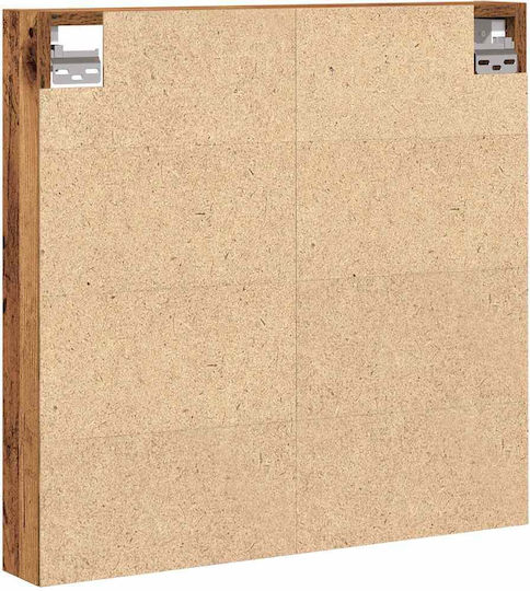Raft Din Lemn Vechi 60x8.5x58cm