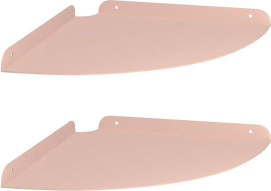 Pink Wall Shelves 2 Pieces 30x30x2cm