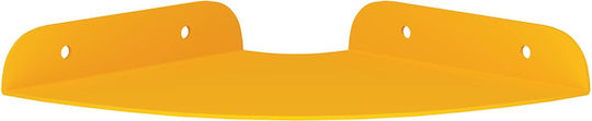 Floating Shelves Chamomile Yellow 2 Pieces 15x15x2 cm