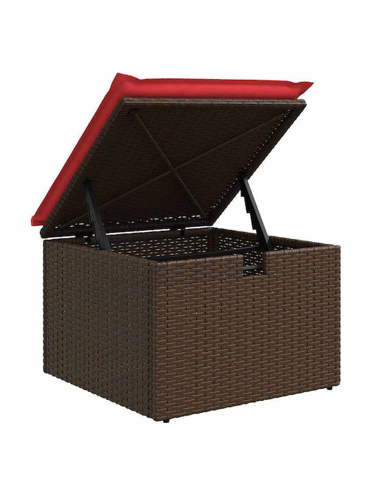 Ecksofa Outdoor-Rattan mit Kissen