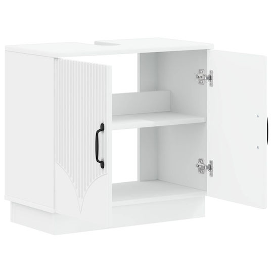 vidaXL Vanity Unit Without Sink W59.5xD31.5xH56cm White