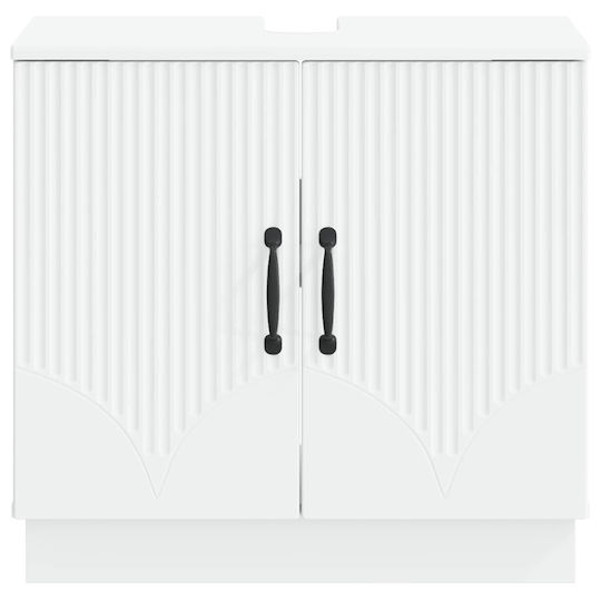 vidaXL Vanity Unit Without Sink W59.5xD31.5xH56cm White