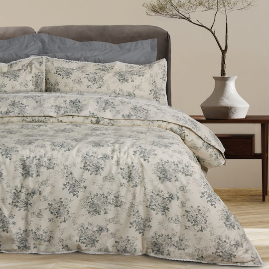 Das Home Set Queen 220x240 Prestige 1712 Grey, Ivory