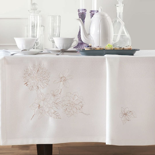 Makis Tselios Home Lili Mit Stickerei Rosa 140x180cm