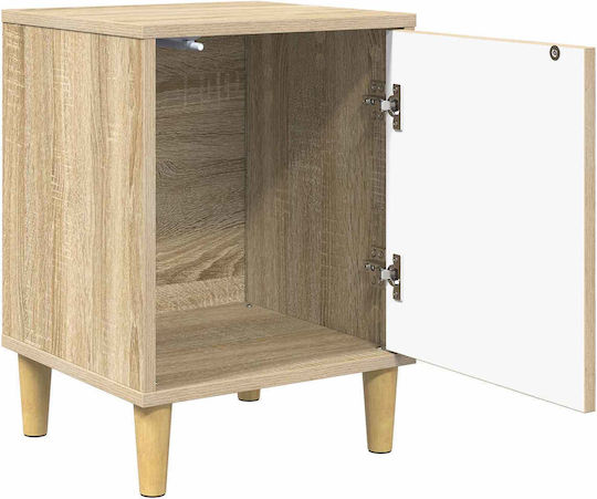 Nachttische Lochem Holz Beige 2Stücke 36x33x50cm