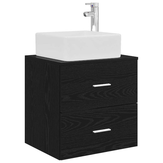 vidaXL Πάγκος χωρίς Νιπτήρα Μ53xΒ34.5xΥ63cm Μαύρο