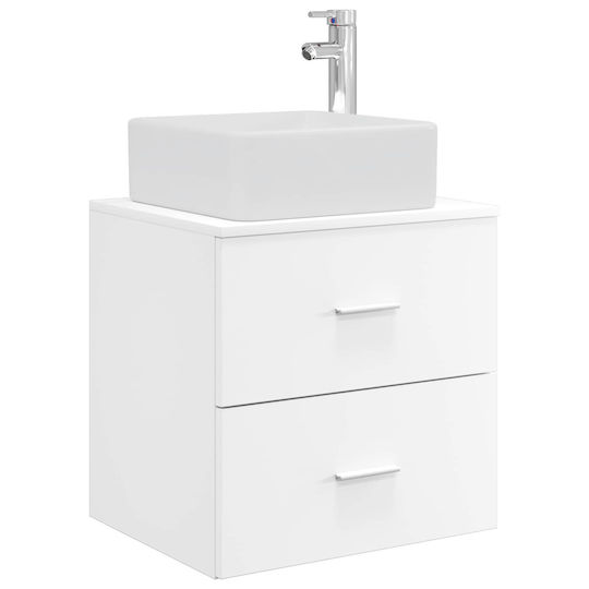 vidaXL Πάγκος χωρίς Νιπτήρα Μ53xΒ34.5xΥ63cm Λευκό