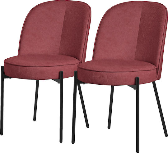 Chairs Dining Room 2pcs Red