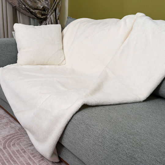 Διθέσιου Καναπέ Π160xΜ240cm Cream