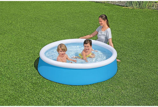 Bestway Kinder Rund Schwimmbecken 477l Aufblasbar Blau