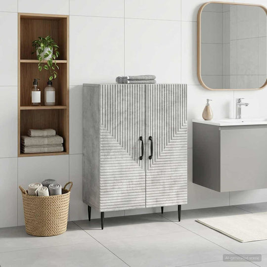 vidaXL Haarlem Bathroom Cabinet 59.5x31x80cm Grey