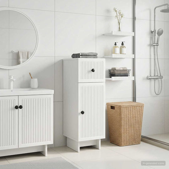 vidaXL Dulap de baie Ede 30x31x80cm Alb