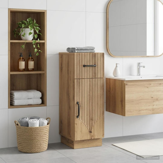 vidaXL Hoorn Badezimmerschrank 30x31x77cm Eiche