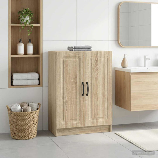 vidaXL Dulap de baie 59.5x31x77cm Sonoma