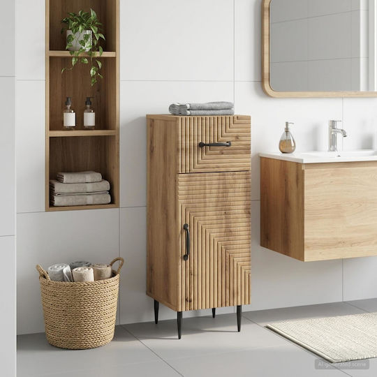 vidaXL Bathroom Cabinet 30x31x80cm Oak