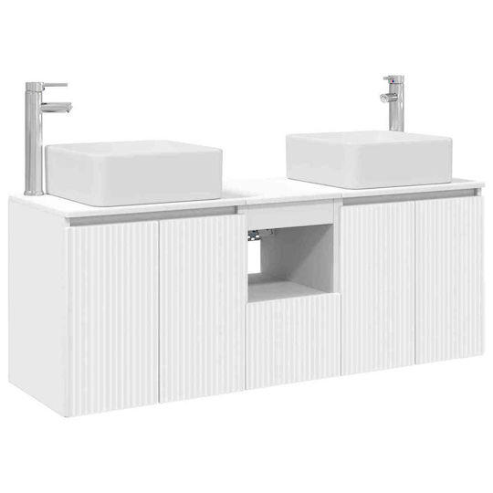 vidaXL Πάγκος χωρίς Νιπτήρα Μ53xΒ35xΥ63cm Λευκό