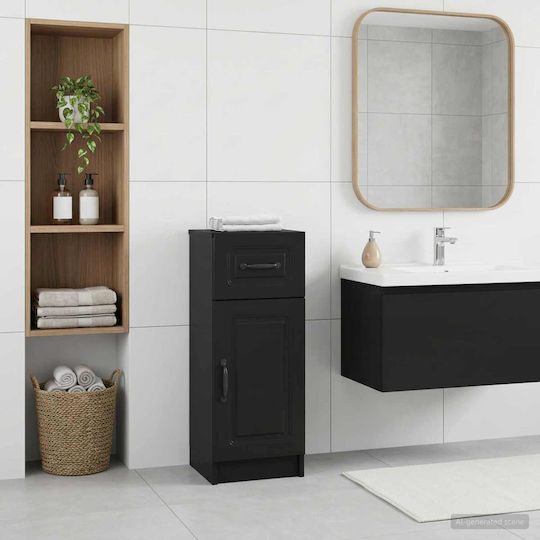 vidaXL Utrecht Dulap de baie 30x31x77cm Negru